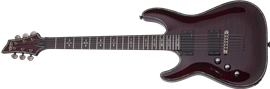 Schecter DIAMOND SERIES Hellraiser C-1 Black Cherry  Left Handed 6-String Electric Guitar